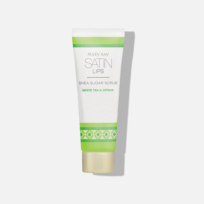 White Tea Citrus Satin Lipsreg Shea Sugar Scrub