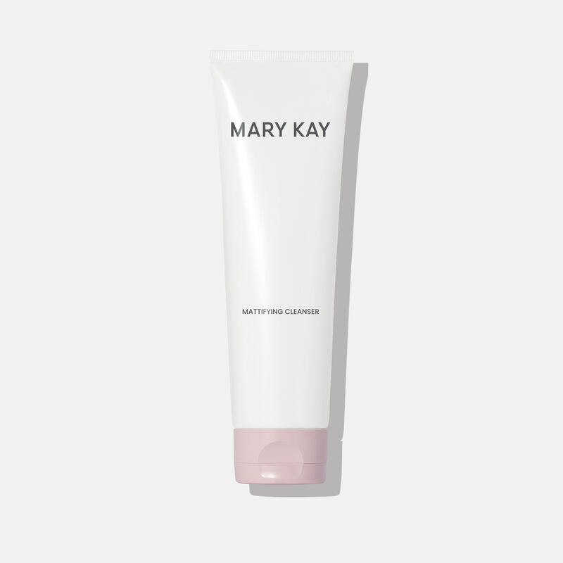 Tube of Mary Kay Mattifying Cleanser standing on its cap image number null