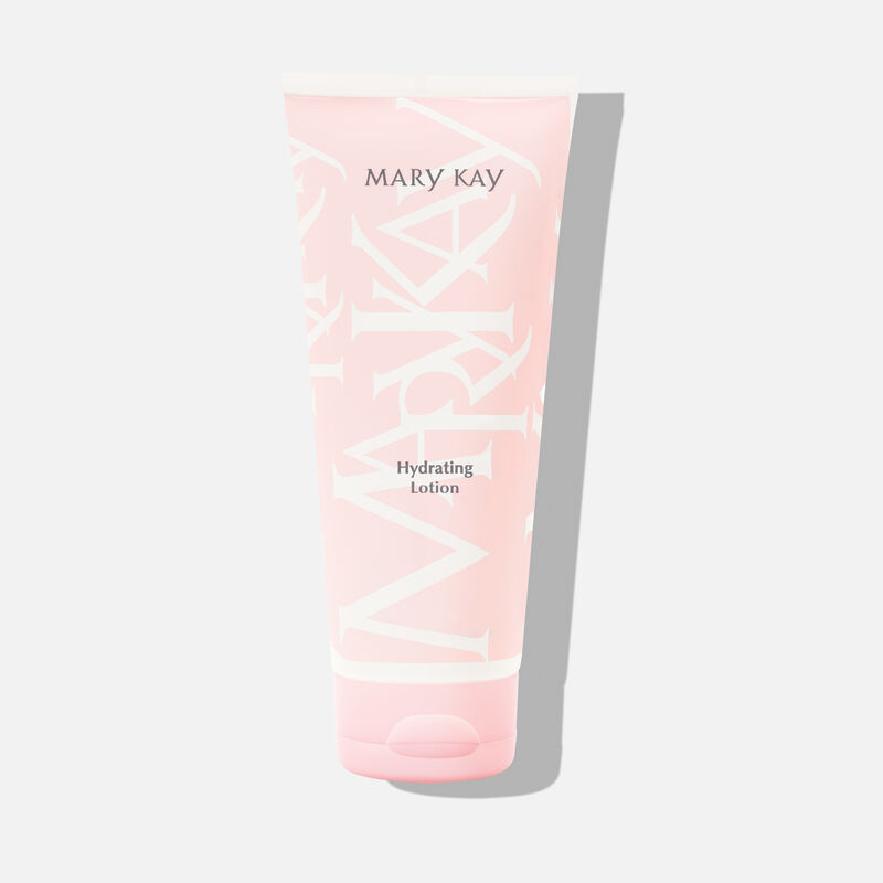 A bottle of Mary Kay Hydrating Lotion.