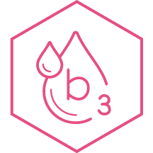 Vitamin B3 illustration.