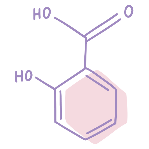 Illustration de l&rsquo;acide salicylique